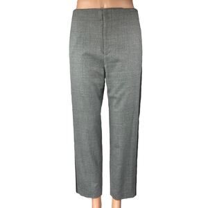 Club Monaco Women's Gray Black Colorblock High Waisted Trouser Casual Pants Sz 2